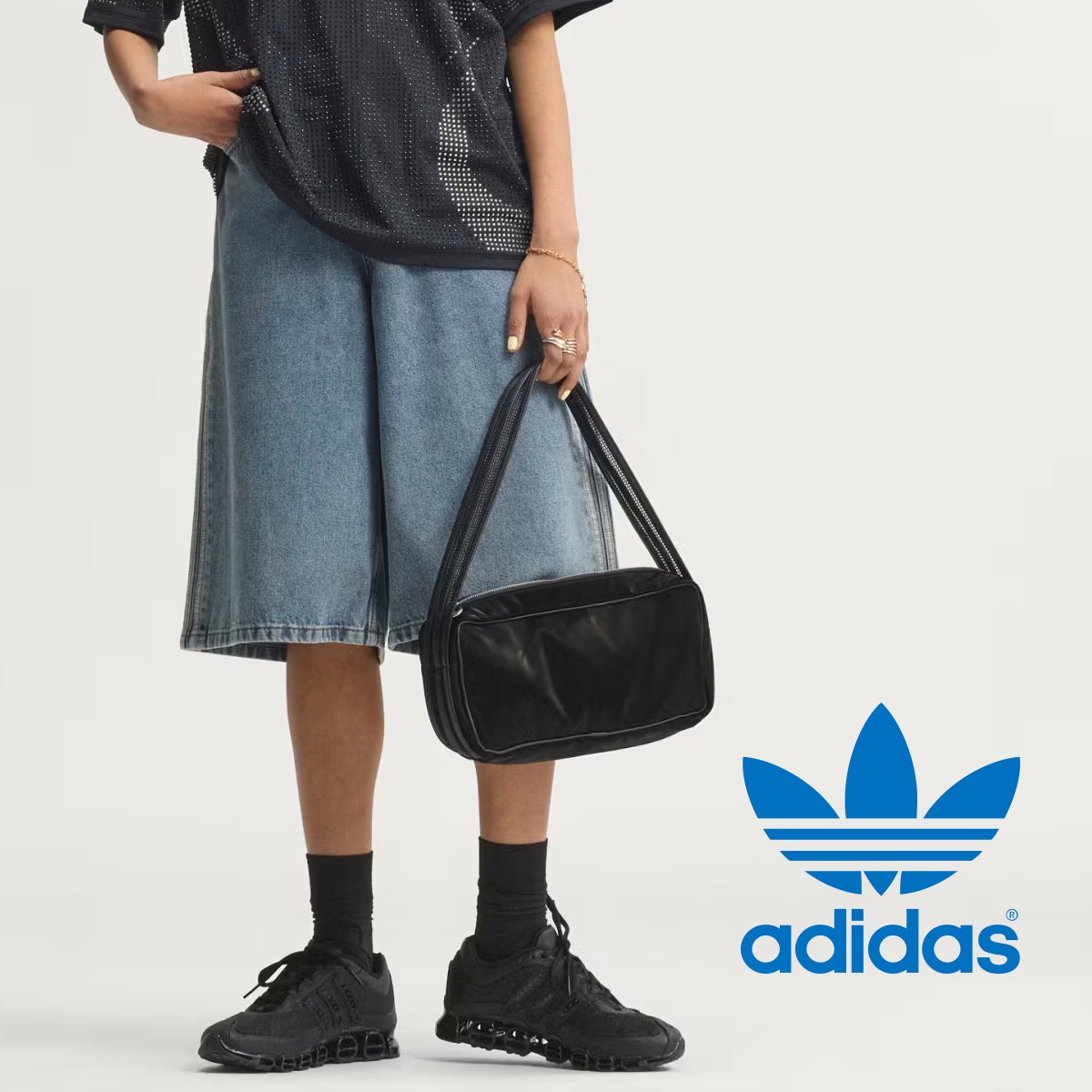 adidas Originals アディダス オリジナルス 】 FIREBIRD JORTS DENIM