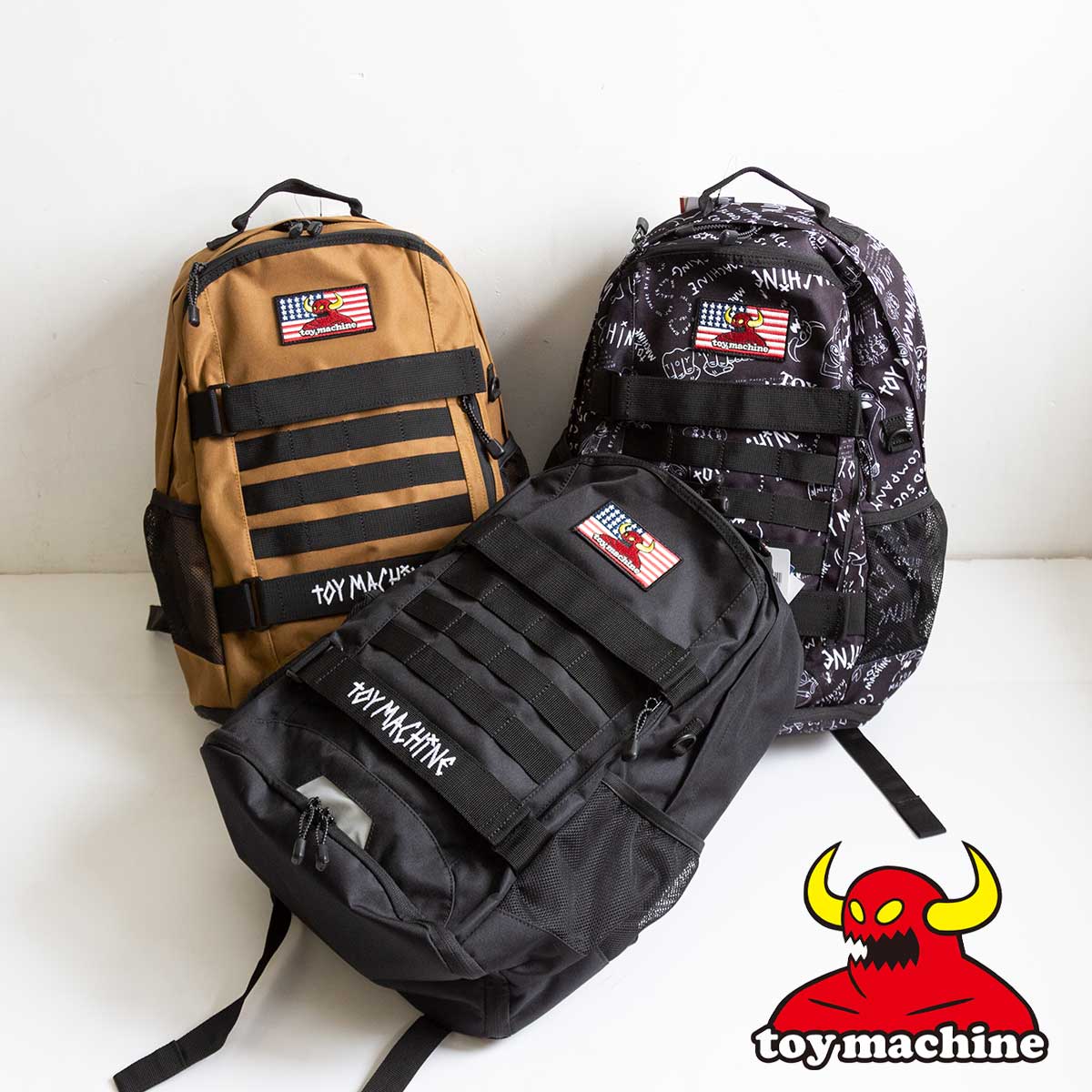 toy machine トイマシーン 】 TM SK8ER BACKPACK バックパック