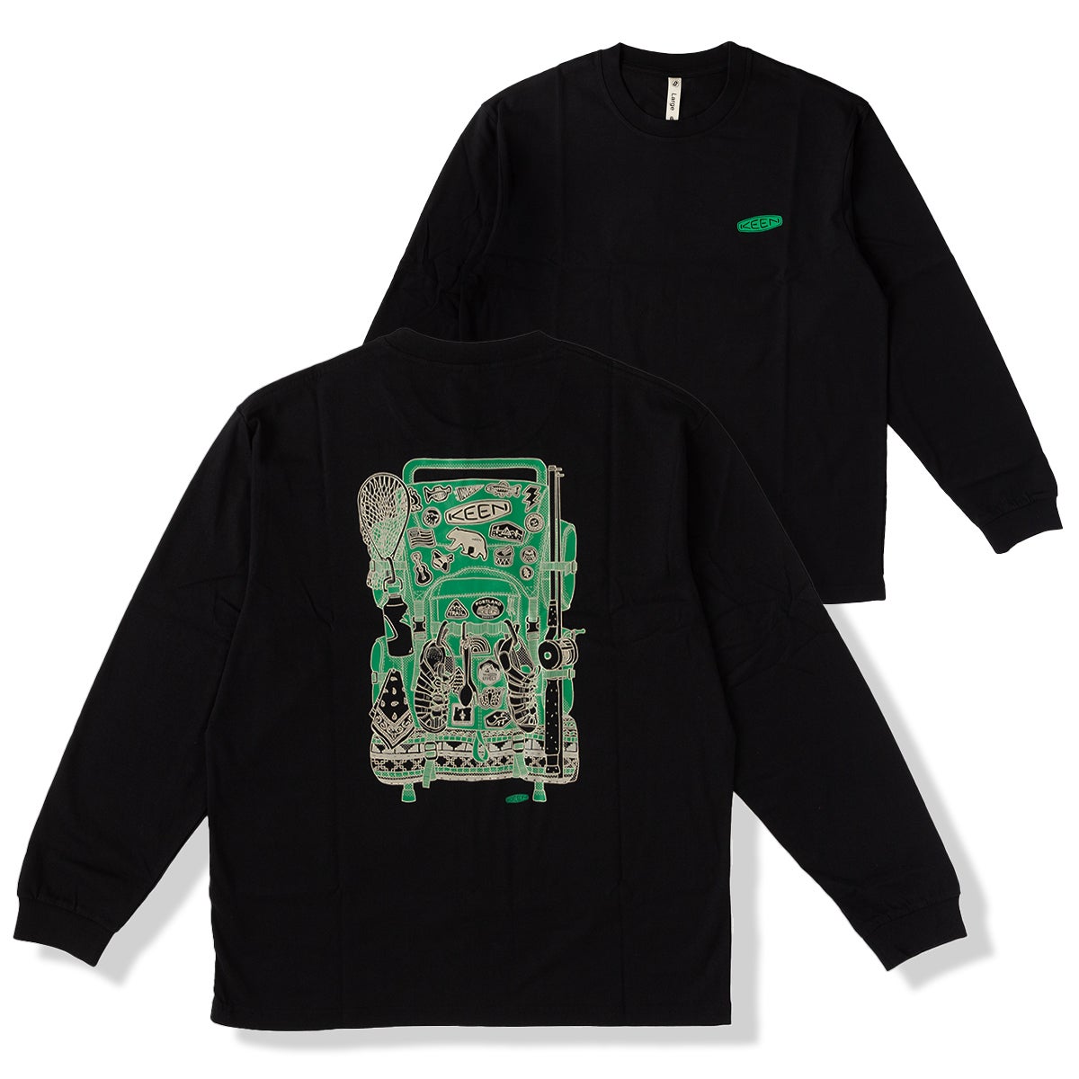 OC/RP BACK PRINT LS TEE